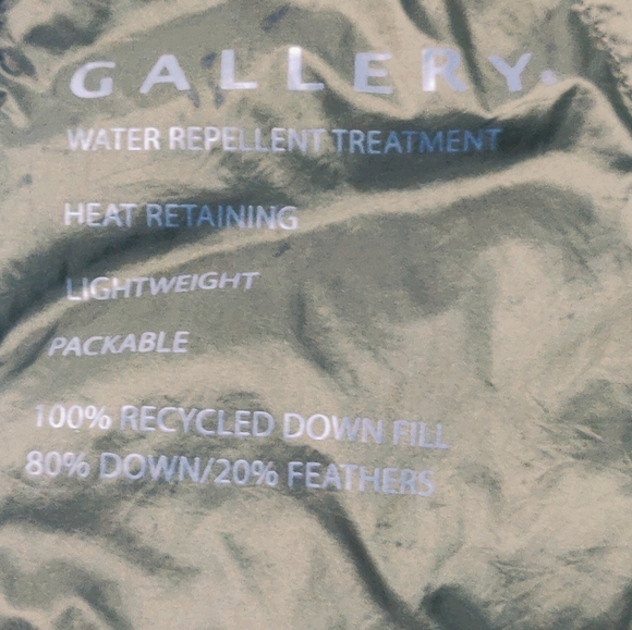 Gallery green down jacket. - Picture 9 of 12